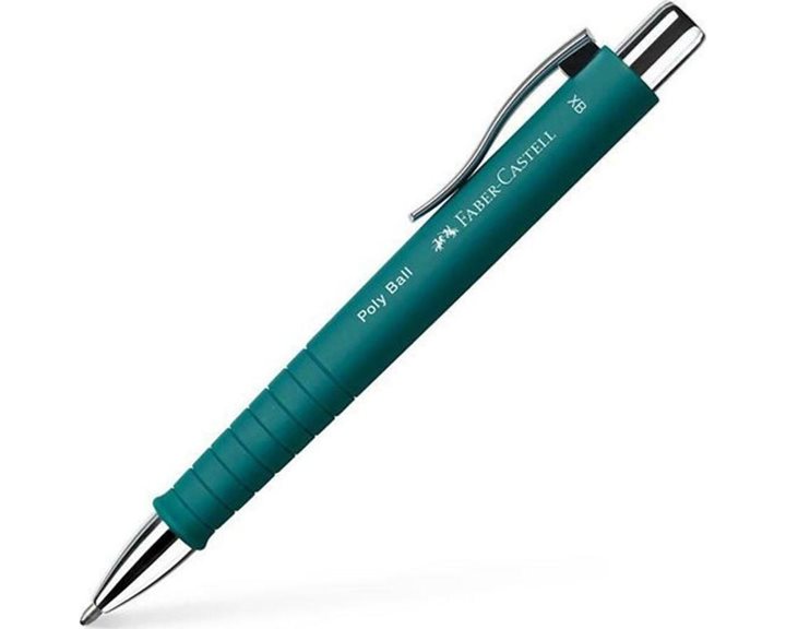Στυλό Faber Castell Poly Ball XB Σμαραγδί 241167
