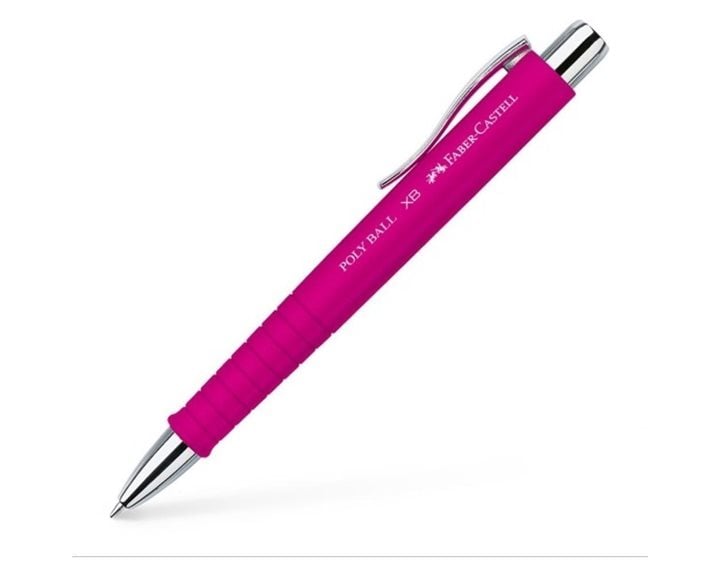 Στυλό Faber Castell Poly Ball XB Ροζ 241128