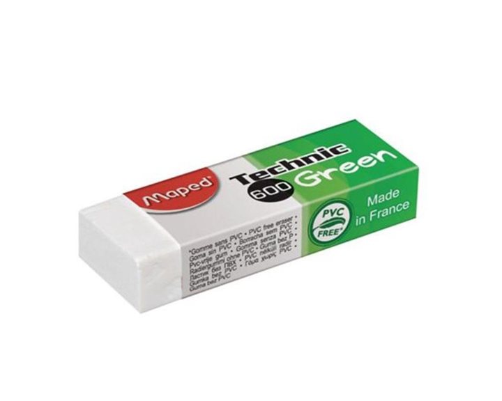Γόμα Maped Tecnnic 600 Green Λευκή 115920