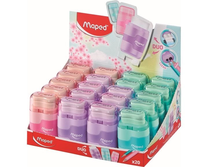 Γόμα-Ξύστρα Maped Conect Pastel 049231