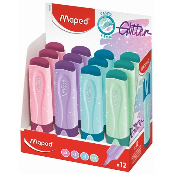 Μαρκαδόρος Υπογράμισης Maped Fluo Peps Pastel