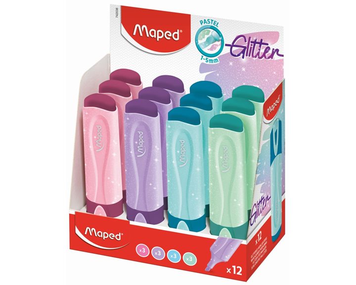 Μαρκαδόρος Υπογράμισης Maped Fluo Peps Pastel