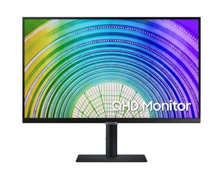 Samsung Monitor LS27A600UUUXEN, LCD TFT QHD IPS LED, 27'', 16:9, 300 Cd/M2, 1000:1, 5ms, 2560x1440, HDMI V1.4/DP V1.2/HP Out, 75Hz, Bezeless, Freesync, HDR10, USB Hub, USB-C 90W, 3YW.