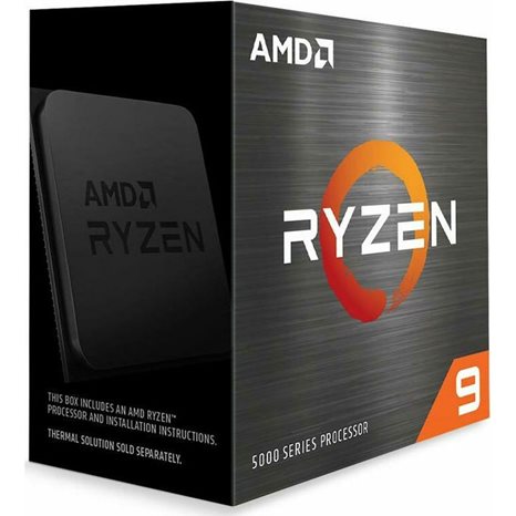 AMD CPU RYZEN 9 5900X, 12C/24T, 3.7-4.8GHz, CACHE 6MB L2+64MB L3, SOCKET AM4, BOX, 3YW. 100-100000061WOF