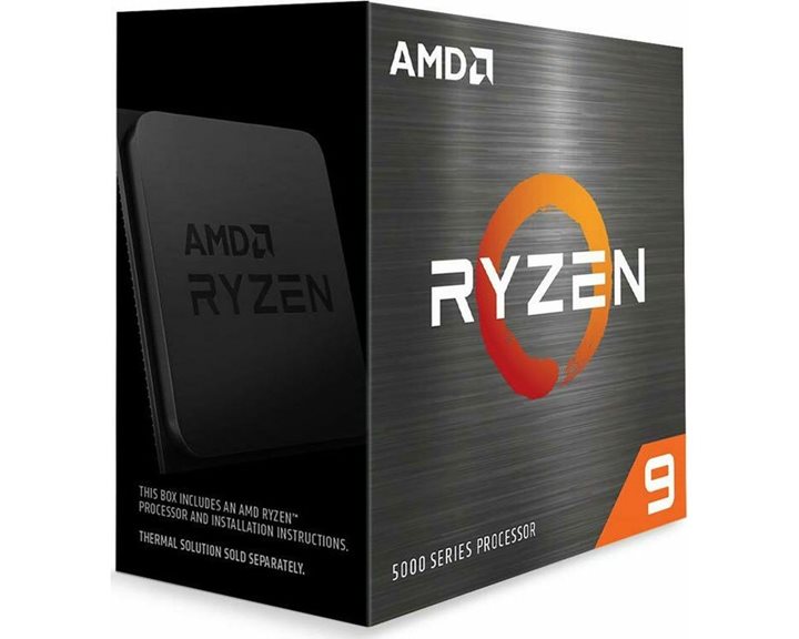 AMD CPU RYZEN 9 5900X, 12C/24T, 3.7-4.8GHz, CACHE 6MB L2+64MB L3, SOCKET AM4, BOX, 3YW. 100-100000061WOF