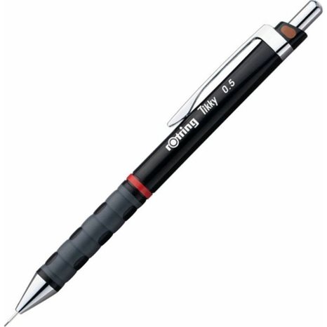 Μολύβι Μηχανικό Rotring Tikky 0.5mm Καφέ Δώρο Μύτες Και Γόμα