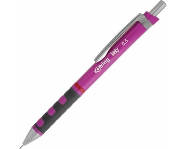 Μολύβι Μηχανικό Rotring Tikky 0.5mm Μωβ Δώρο Μύτες Και Γόμα