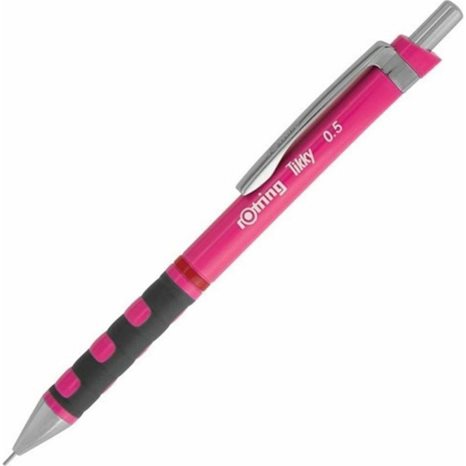 Μολύβι Μηχανικό Rotring Tikky 0.7mm Neon Ροζ Δώρο Μύτες Και Γόμα