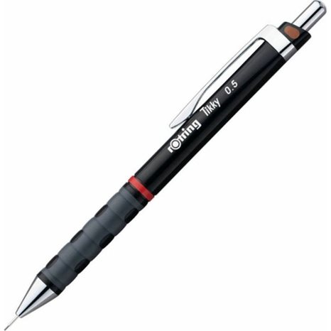 Μολύβι Μηχανικό Rotring Tikky 0.7mm Μαύρο Δώρο Μύτες Και Γόμα