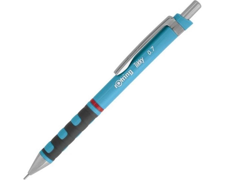 Μολύβι Μηχανικό Rotring Tikky 0.7mm Γαλάζιο - Δώρο Μύτες Και Γόμα
