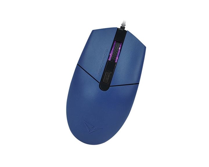 Alcatroz Wired High Speed Blue Ray 4 Button Mouse Asic Pro 8 Blue