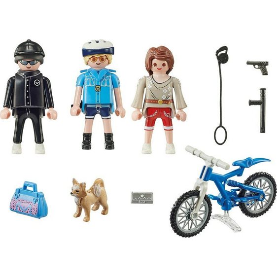 Playmobil Αστυνομικός με Ποδήλατο και Πορτοφολάς 70573