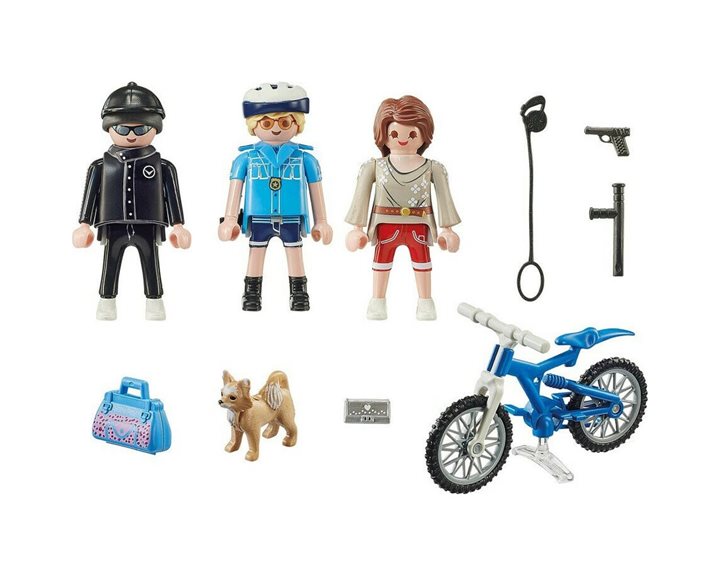 Playmobil Αστυνομικός με Ποδήλατο και Πορτοφολάς 70573