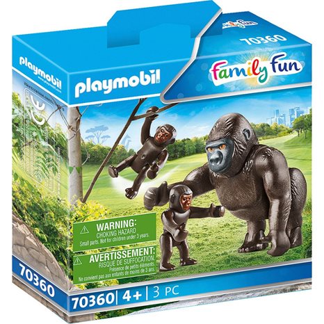 Playmobil Οικογένεια από Γορίλλες 70360