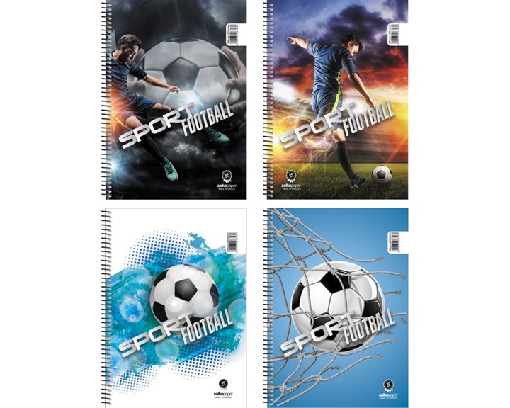 Τετράδιο Σπιράλ 17x25 Salko Sport Football 1 Θέμα 6351