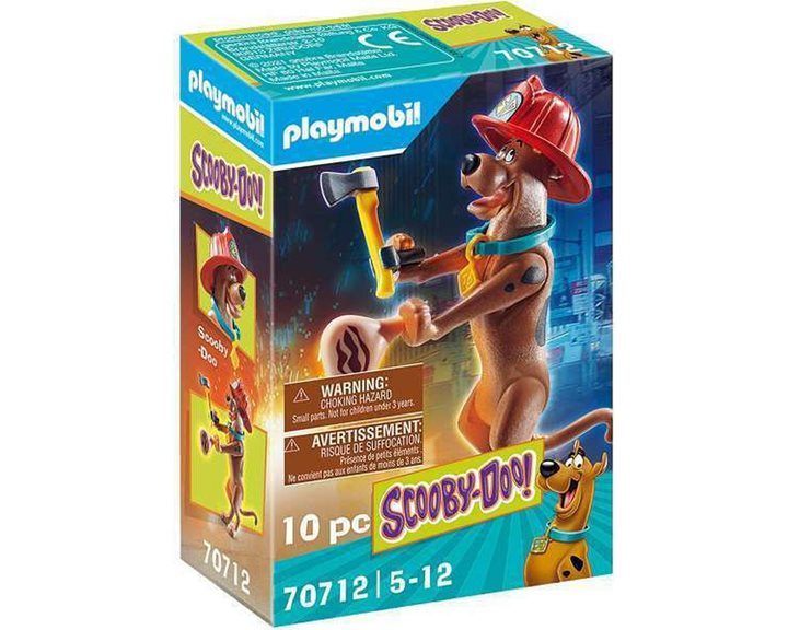 Playmobil Συλλεκτική Φιγούρα Scooby Πυροσβέστης 70712