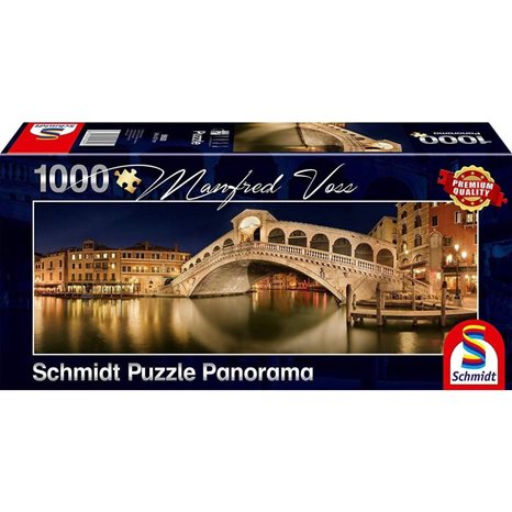 Παζλ Schmidt 1000τμχ. 948χ327mm Pano Η Γέφυρα του Rialto 59620