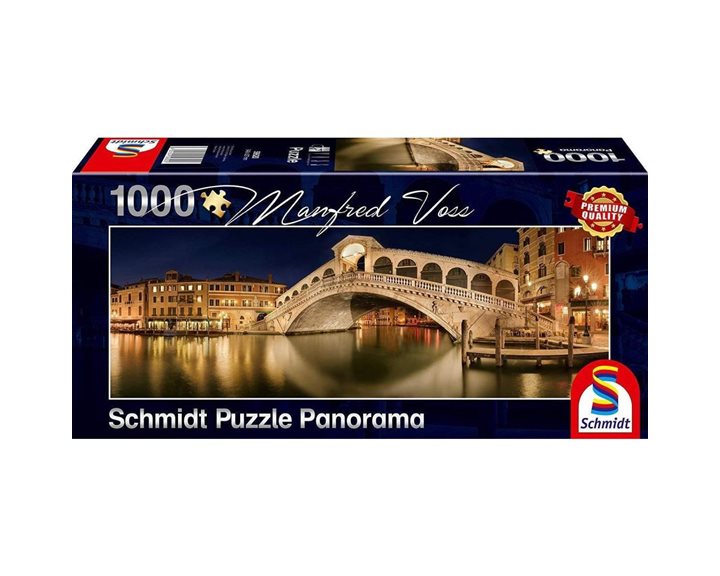 Παζλ Schmidt 1000τμχ. 948χ327mm Pano Η Γέφυρα του Rialto 59620