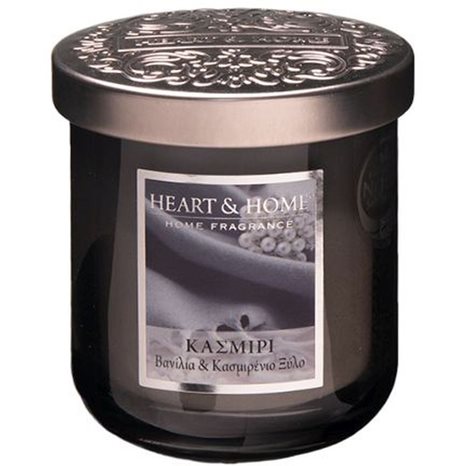 Κερί Αρωματικό Heart & Home Κασμίρι 110g