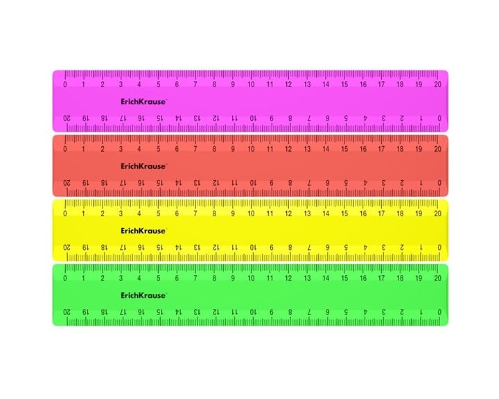 Χάρακας ErichKrause 20cm Neon Solid 50574