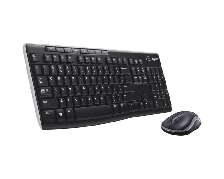Logitech MK270 Desktop Combo GR (Black, Wireless, GR Keys) (LOGMK270)