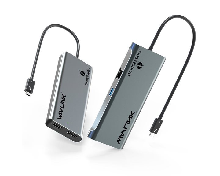 WAVLINK THUNDERBOLT 3 SINGLE 5K DUAL 4K MINI DOCKING STATION