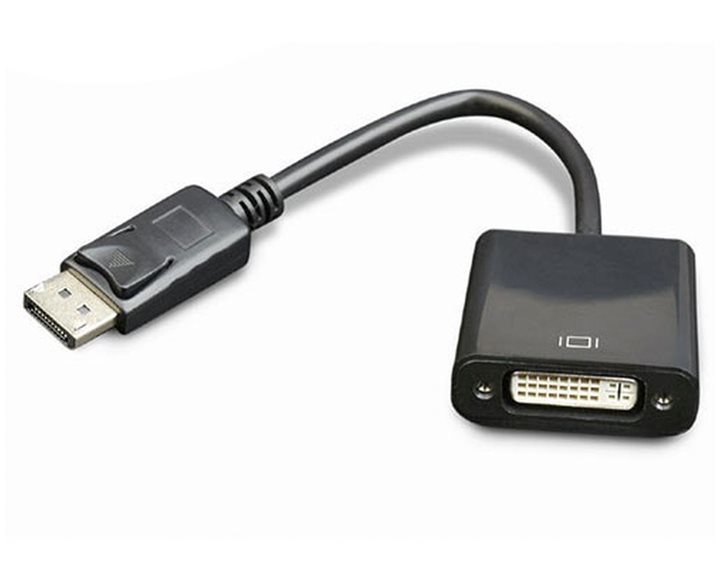 CABLEXPERT DISPLAYPORT TO DVI ADAPTER WITH CABLE BLACK