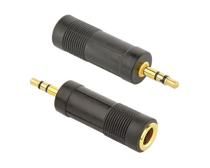 CABLEXPERT 6,35MM FEMALE TO 3,5MM MALE AUDIO ADAPTER