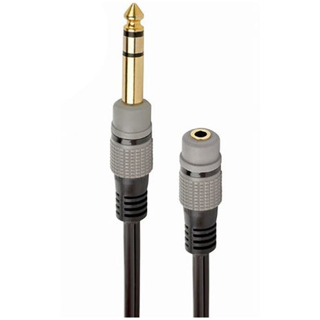 CABLEXPERT 6,35MM TO 3,5MM AUDIO ADAPTER CABLE 0,2M
