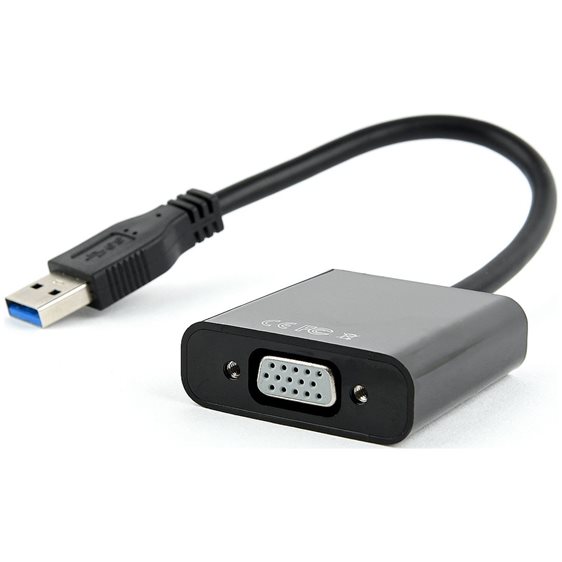 CABLEXPERT USB-C TO VGA ADAPTER BLACK