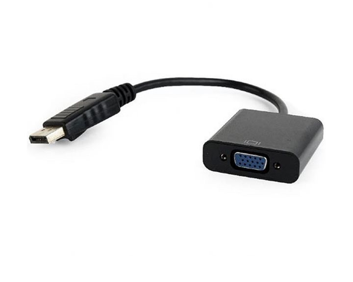 CABLEXPERT DISPLAY PORT TO VGA ADAPTER CABLE BLACK