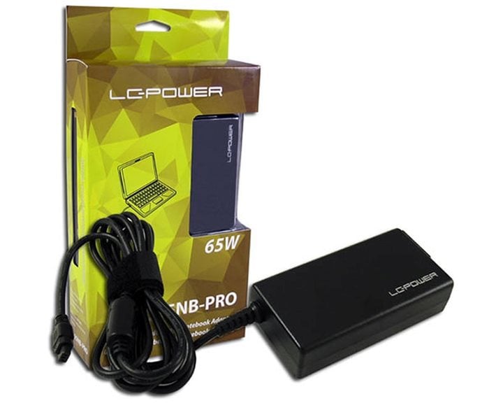 LC POWER 65W UNIVERSAL MULTI RANGE NOTEBOOK ADAPTER