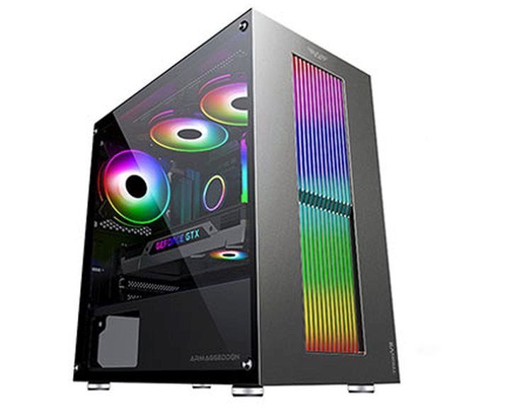 ARMAGGEDDON GAMING CASE TRON VII BLACK