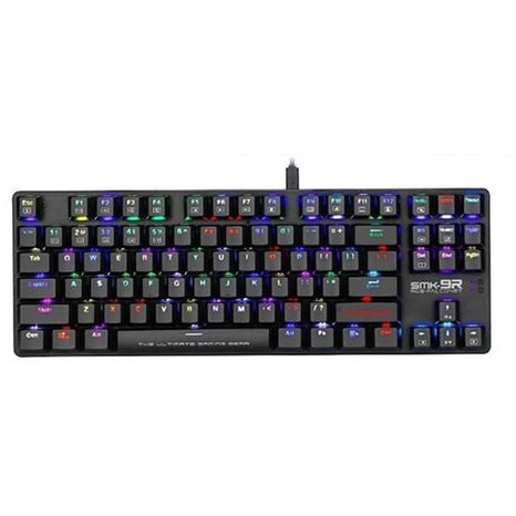 ARMAGGEDDON MECHANICAL LOW PROFILE KEYBOARD RGB FALCONET RED