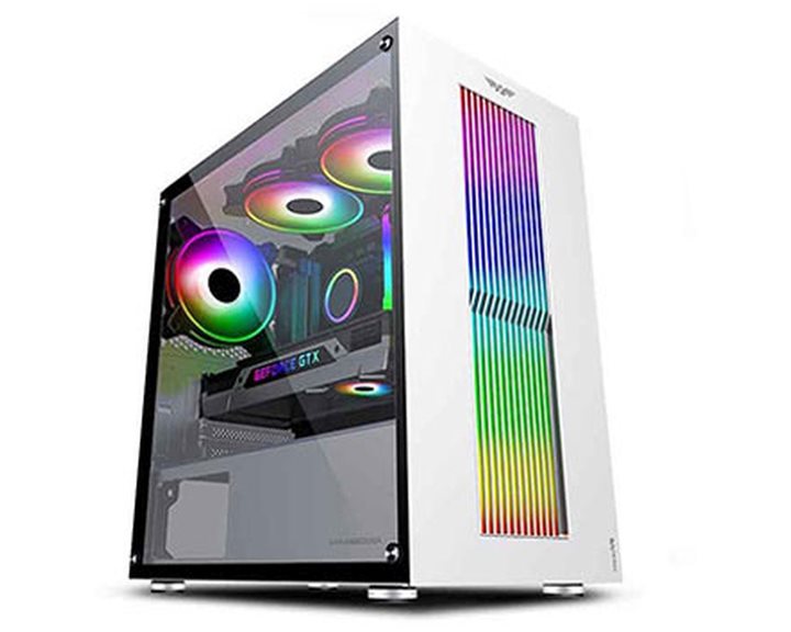 ARMAGGEDDON GAMING CASE TRON VII WHITE