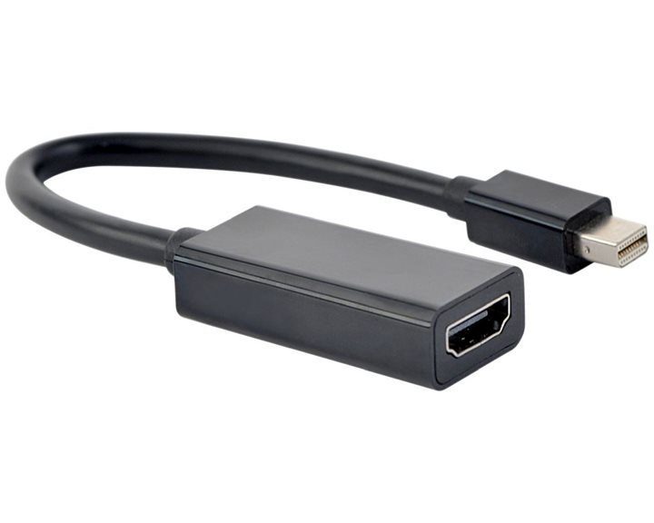 CABLEXPERT 4K MINI DISPLAYPORT TO HDMI ADAPTER CABLE BLACK