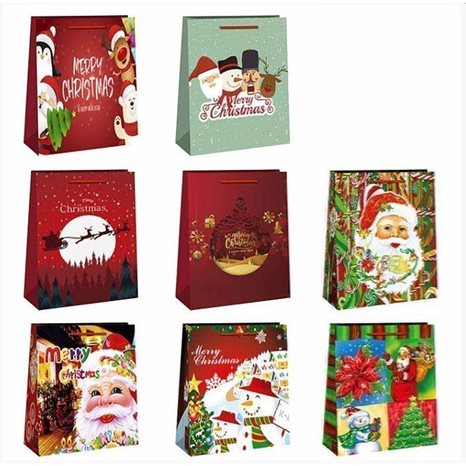 Τσάντα Δώρου Χριστουγέννων 33x26x12cm Xmasfest 1131827