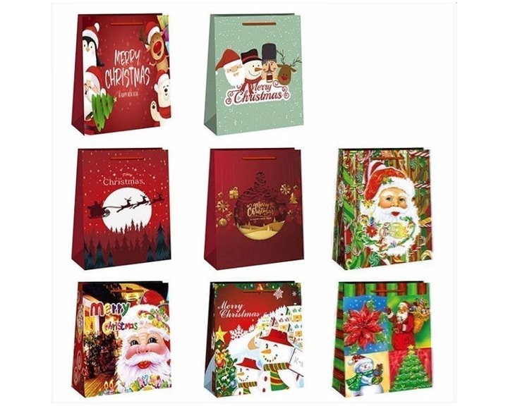 Τσάντα Δώρου Χριστουγέννων 33x26x12cm Xmasfest 1131827