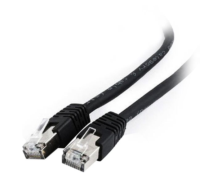 CABLEXPERT FTP CAT6 PATCH CORD BLACK SHIELDED 1M
