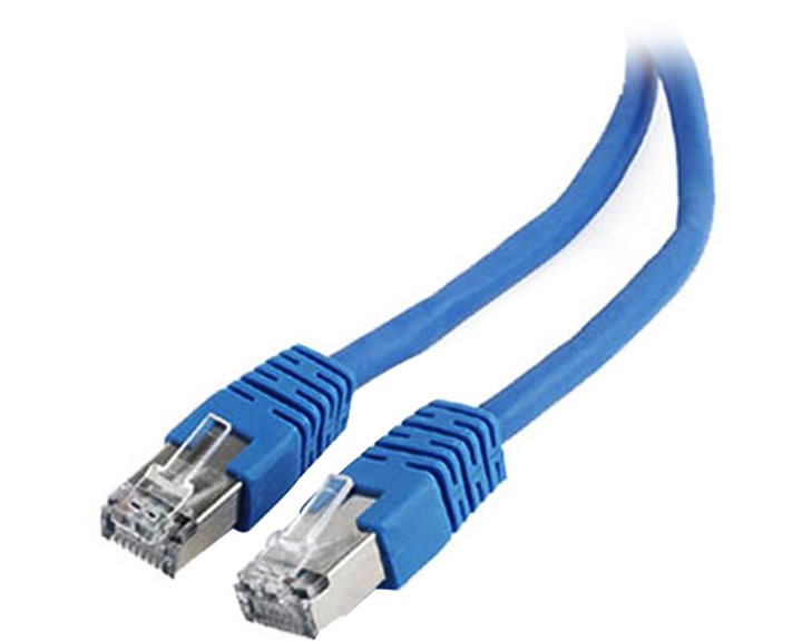 CABLEXPERT FTP CAT6 PATCH CORD BLUE SHIELDED 1M