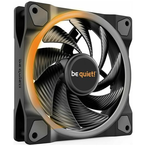 BEQUIET FAN LIGHT WINGS 120MM PWM HIGH-SPEED BL073, ARGB, 2500RPM, 52,3CFM/88,86M3/H, 31 DB, LIFESPAN 60000H, BLACK, 3YW.