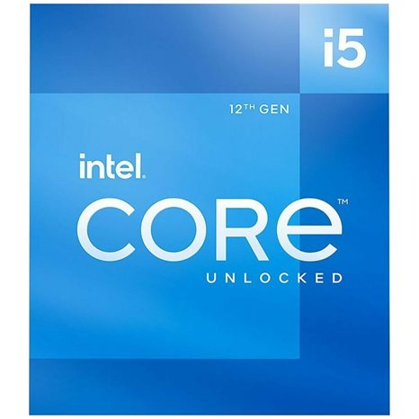 INTEL CPU CORE i5 12600K, 10C/16T, 3.70GHz, CACHE 20MB, SOCKET LGA1700 12th GEN, GPU, BOX, 3YW. BX8071512600K