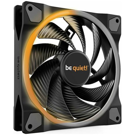 BEQUIET FAN LIGHT WINGS 140MM PWM HIGH-SPEED BL075, ARGB, 2200RPM, 71,7CFM/121,82M3/H, 31 DB, LIFESPAN 60000H, BLACK, 3YW.