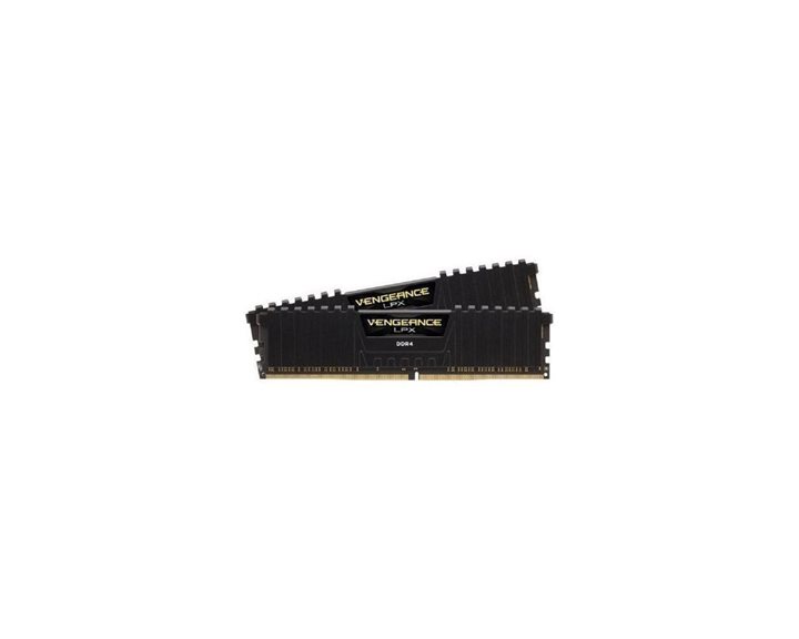 CORSAIR RAM DIMM XMS4 KIT 2x8GB CMK16GX4M2E3200C16, DDR4, 3200MHz, LATENCY 16-20-20-38, 1.35V, VENGEANCE LPX, XMP 2.0, BLACK, LTW. CMK16GX4M2E3200C16