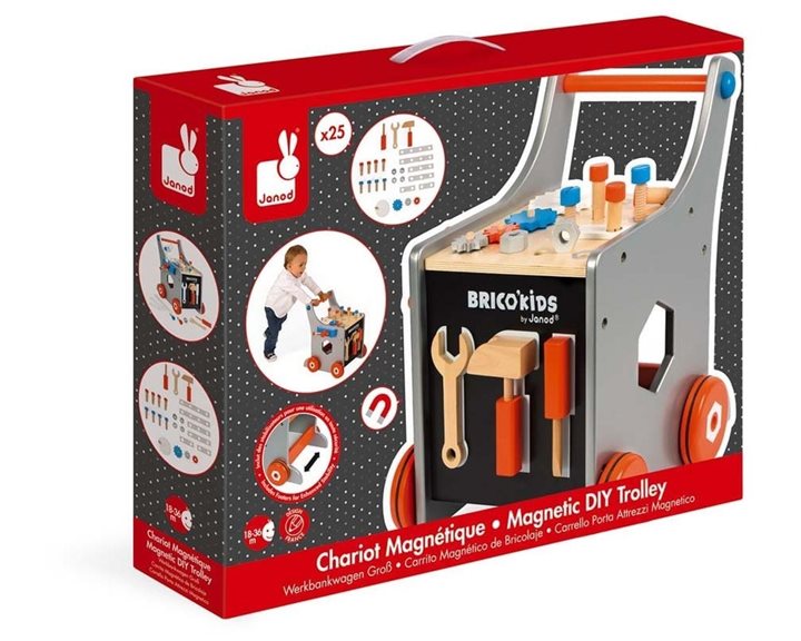 Janod Brico'Kids Τρολεϊ Πάγκος Εργασίας J06478