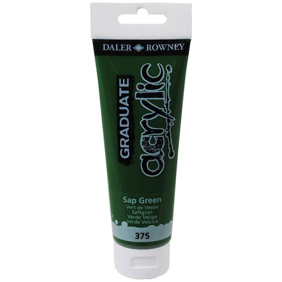 Ακρυλικό Χρώμα Daller Rowney 120ml 375 Sap Green 123120375