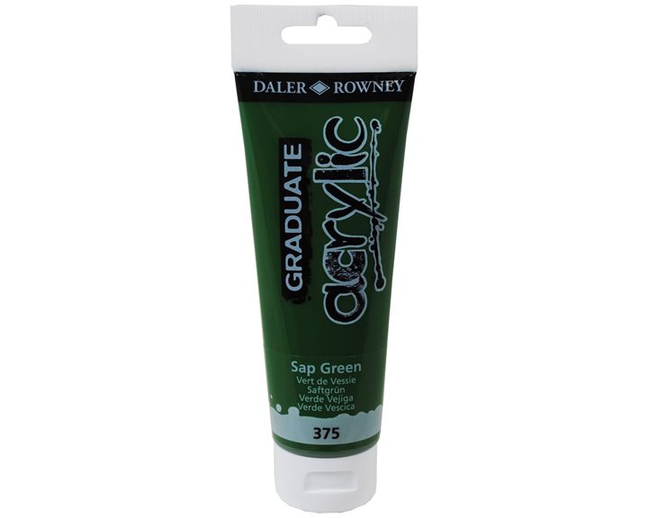 Ακρυλικό Χρώμα Daller Rowney 120ml 375 Sap Green 123120375