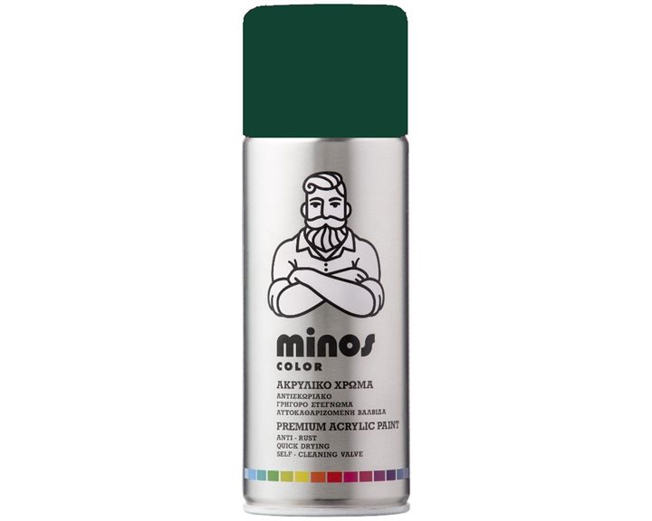 Minos Color Spray RAL 6005 Κυπαρισσί 400ml