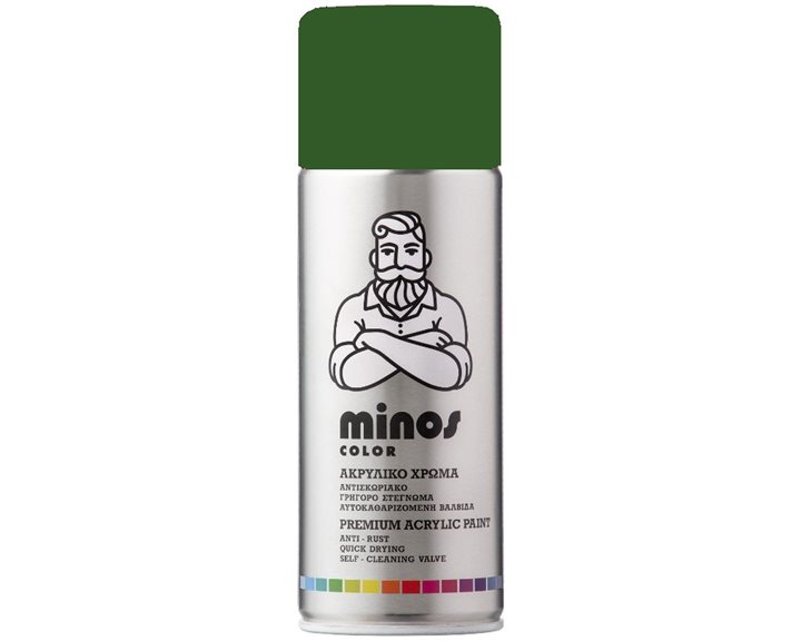 Minos Color Spray RAL 6002 Πράσινο 400ml