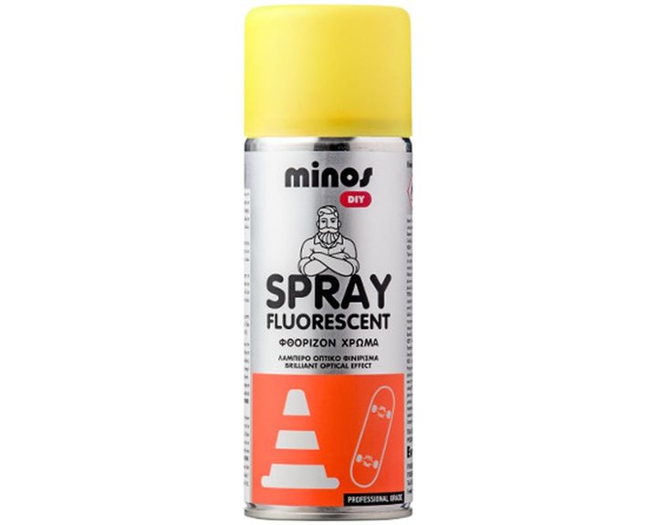 Minos Fluorescent Paint Κίτρινο 400ml 9197